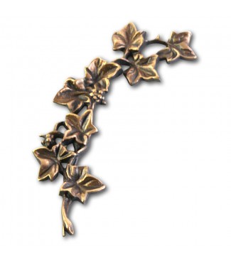 Metallornament Efeu-Ranke (Bronze)