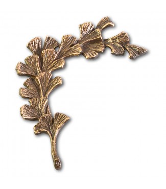 Metallornament Ginkgozweig 2 (Bronze)