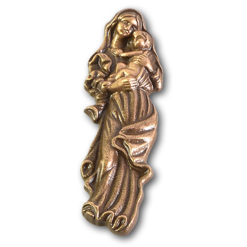 Metallornament Mariafigur (Bronze)