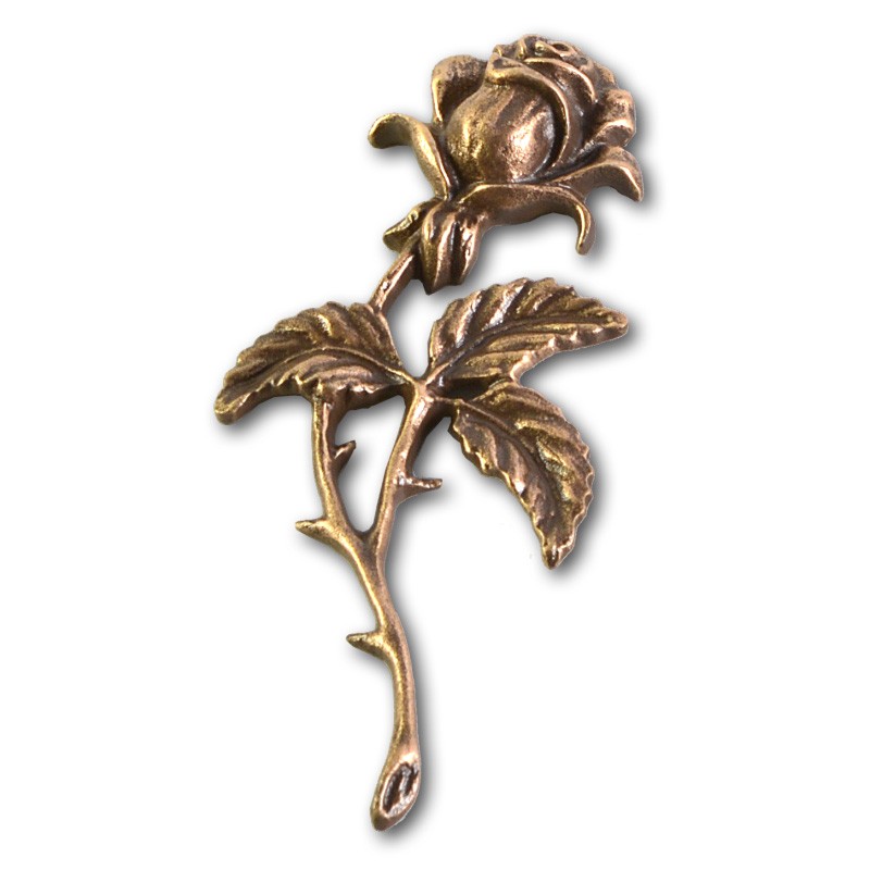 Metallornament Rose 2 (Bronze)