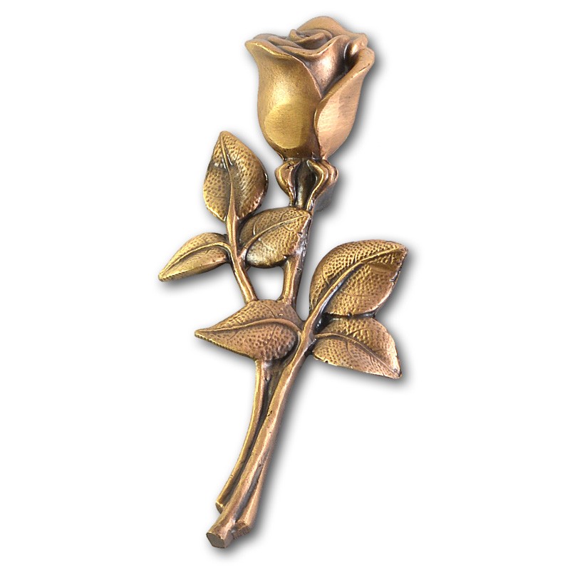 Metallornament Rose 8 (Bronze)