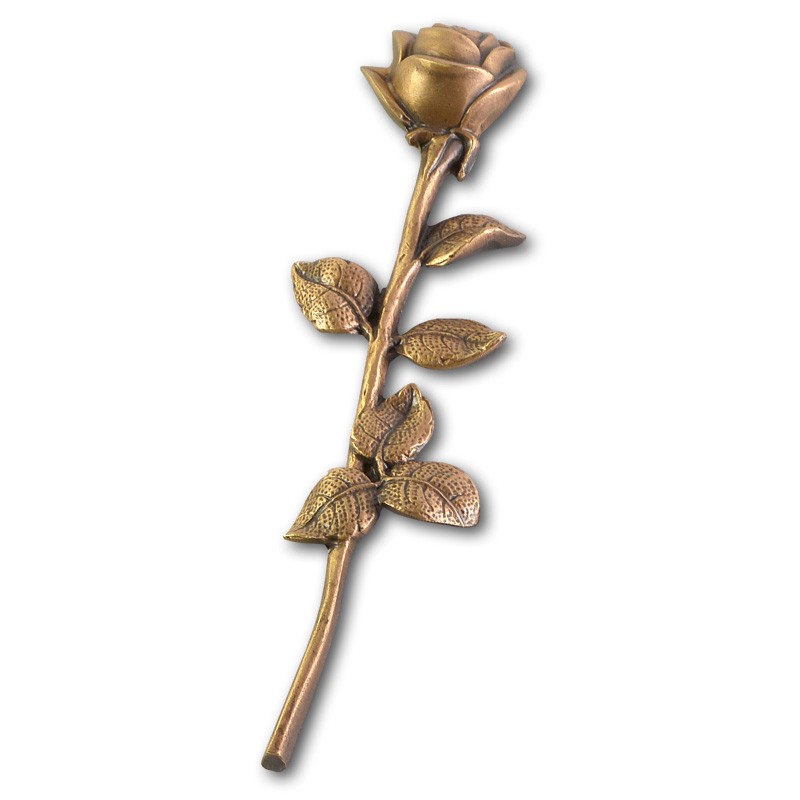 Metallornament Rose 12 (Bronze)