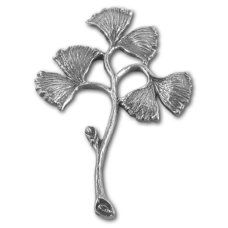 Metallornament Ginkgozweig 1 (Alu)