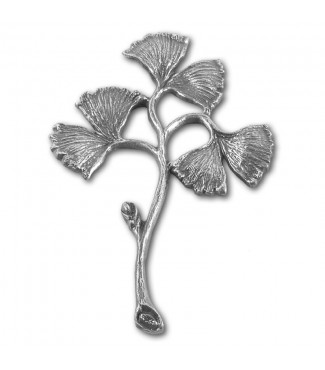 Metallornament Ginkgozweig 1 (Alu)