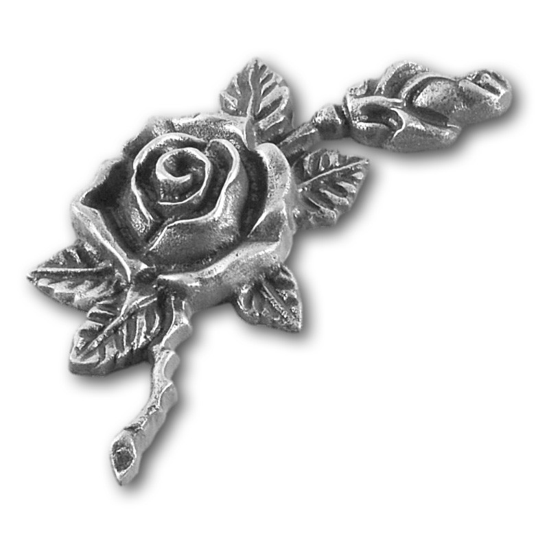 Metallornament Rose 1 (Alu)