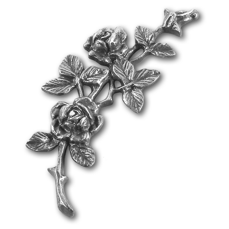 Metallornament Rose 5 (Alu)