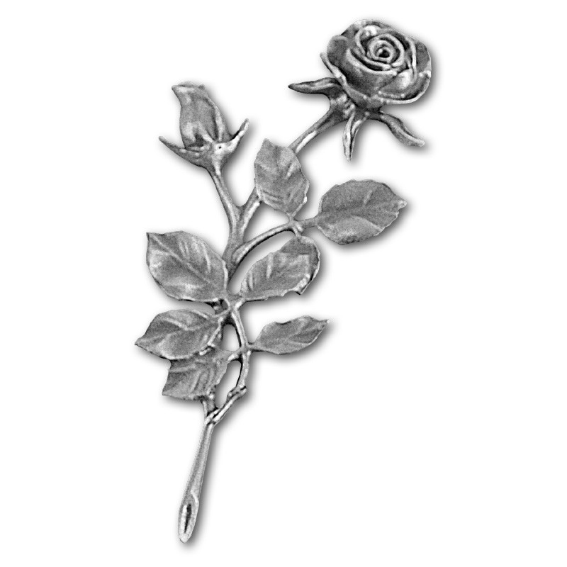 Metallornament Rose 13 (Alu)