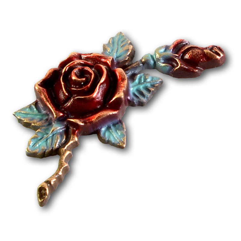 Metallornament Rose 1 (Color)