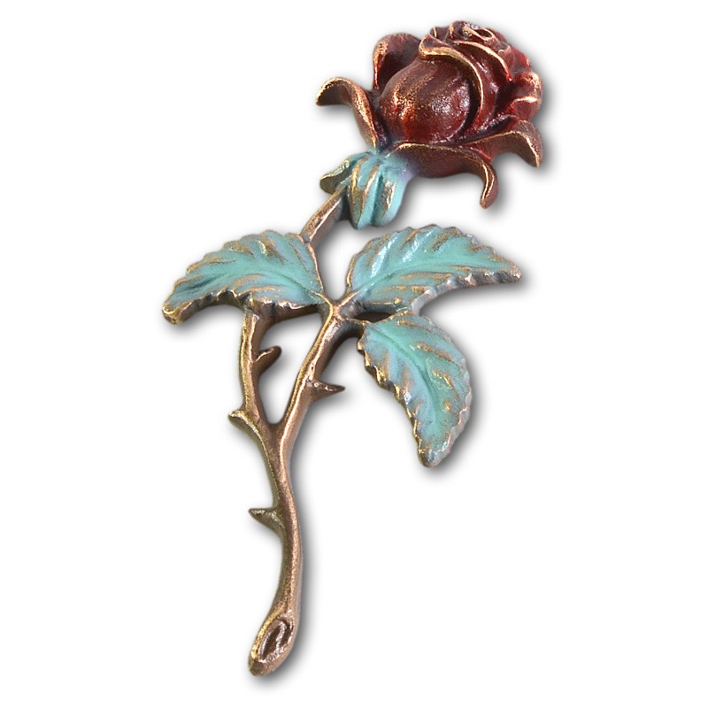 Metallornament Rose 2 (Color)