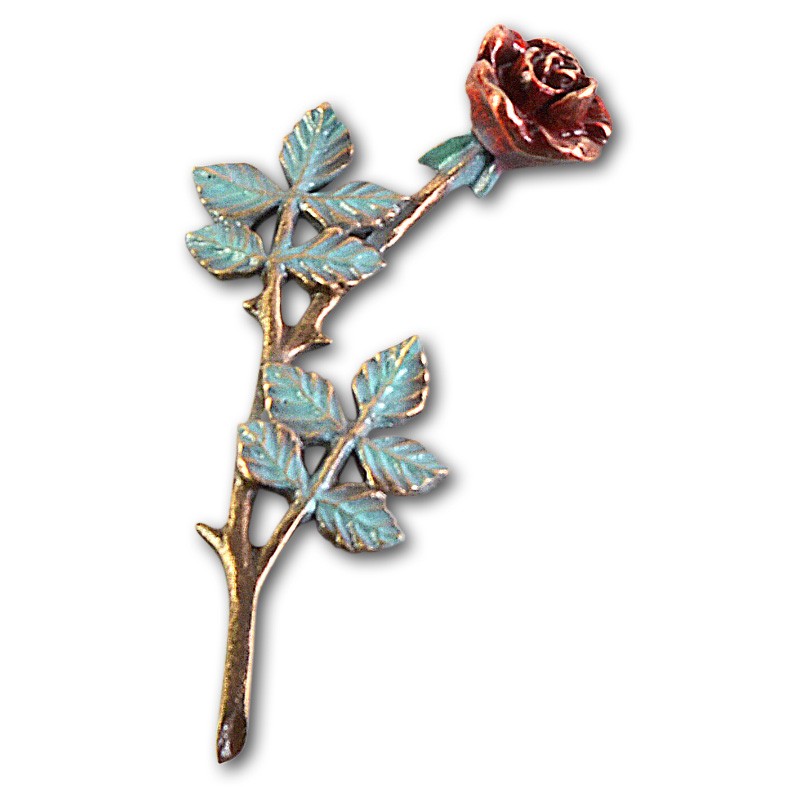 Metallornament Rose 4 (Color)