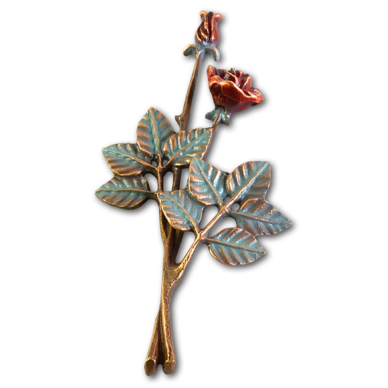 Metallornament Rose 5 (Color)