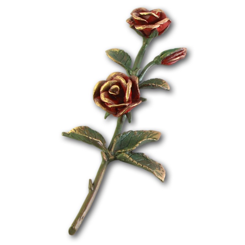 Metallornament Rose 6 (Color)