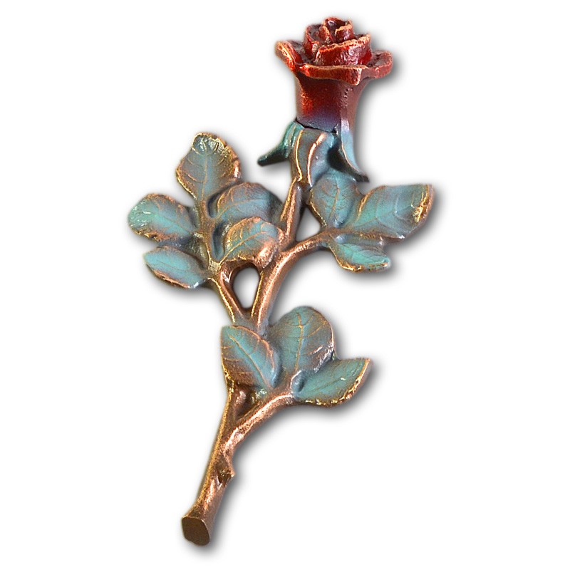 Metallornament Rose 7 (Color)